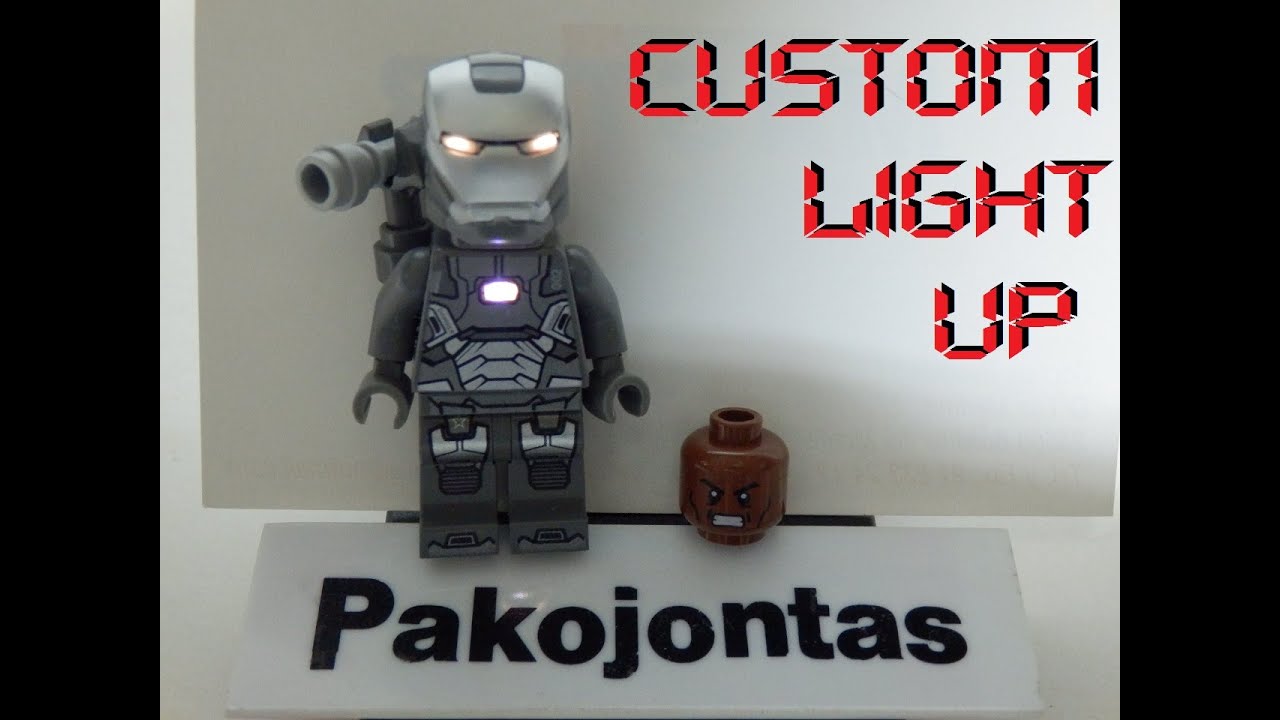 Lego War Machine Custom Light Up Eyes Arc By Pakojontas