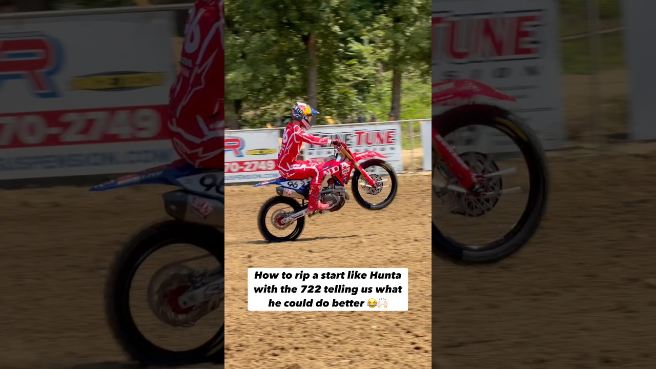 How to HOLESHOT Like Hunter Lawrence #dirtbike#motocross#racing#fyp#iphone#viral#bike#rider#race