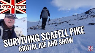 Scafell Pike Attempt In Brutal Ice And Snow with Maltese Dog
We set off for a few days in the Lake District with my Maltese Dog, and the first stop was Wasdale National Trust campsite. We set up ready for an icy sub zero camp preparing for the ascent of Scafell Pike the following morning. We set off carefully and made our way up to the snow line using hiking poles to hike through the brutal black ice and snow. As we ascended the icy winds picked up and after meeting a woman from Wasdale Mountain Rescue, had to decide whether we would push on to the summit. Scafell Pike Attempt In Brutal Ice And Snow with Maltese Dog
