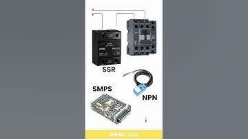 Solid State Relay with Sensor & SMPS: Weak Signal Controls High Power.