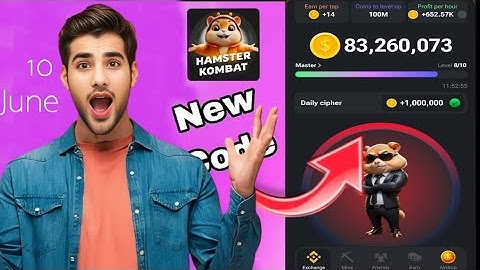 How to get 1M Coins Free in Hamster | 1 Million Points Daily | Hamster kombat today Morse code
