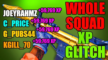 (NEW) MAX LEVEL UP CRAZY FAST *whole squad*  | MW2 XP GLITCH SOLO  & INFINITE WEAPON XP GLITCH MW2