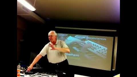 Tom oberheim shows a piece composed on his analogue synthes