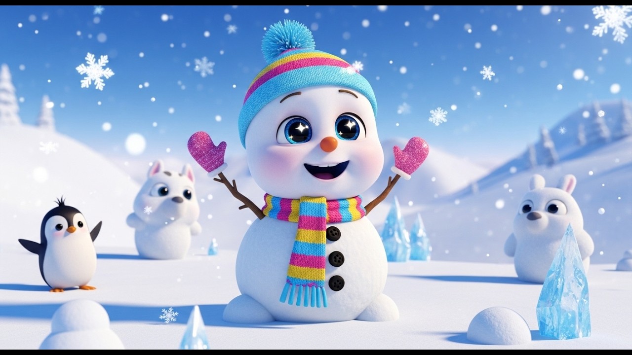 Baby Snowman Wiggle ️⛄ | Fun Winter Dance Song for Kids | Tiny Tots ...