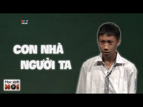 Nỗi ám ảnh từ "CON NHÀ NGƯỜI TA". | Học sinh nói.