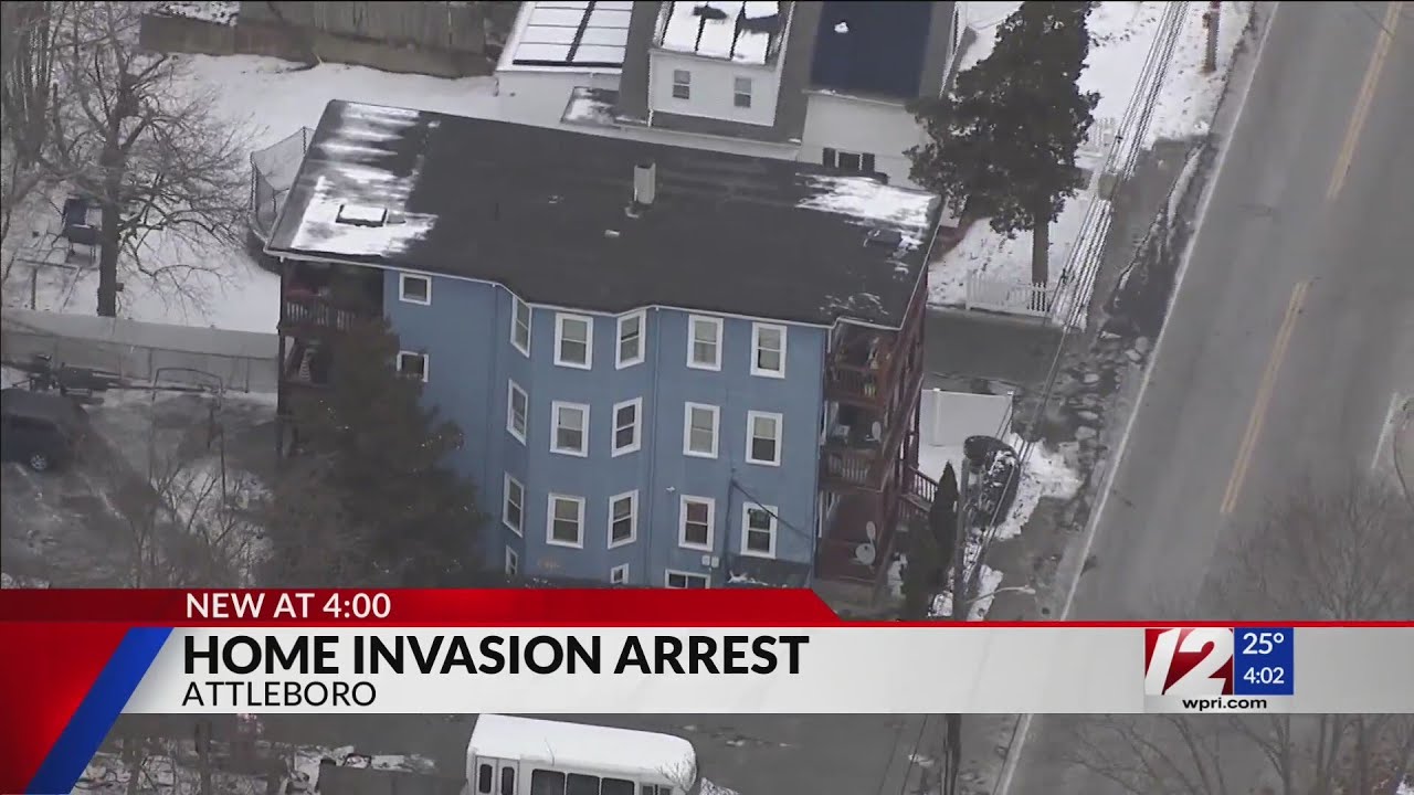 Police chase ends in Attleboro after alleged home invasion - YouTube