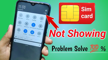 😥 Sim not showing | Sim card Not Showing | No Service Problem | Jio Network Blank Problem