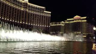 Bellagio Fountain Show. Tiesto- Footprints (All Over The World)