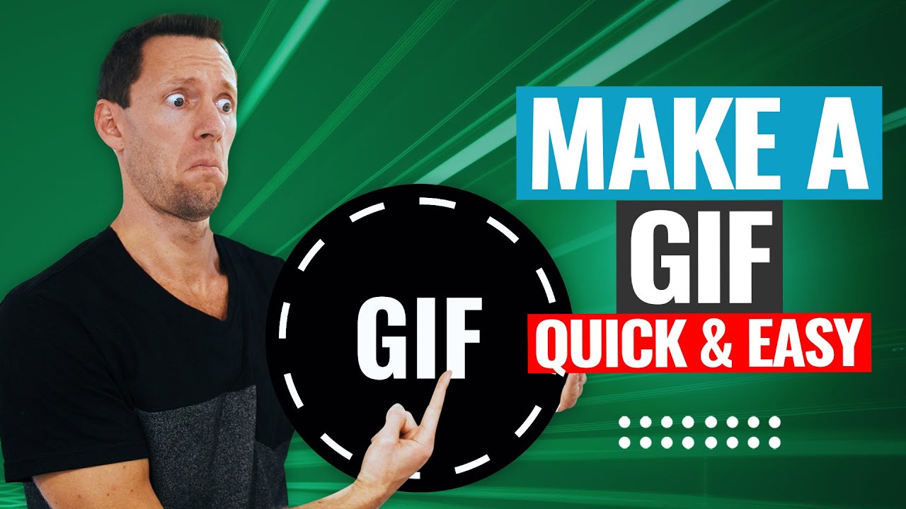 How to Make a GIF From Video - Video to GIF Tutorial (UPDATED) 