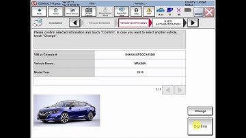 Nissan Consult III+ - Immobilizer/Keys Relearn for Used ECM, New BCM, & Used Steering Lock