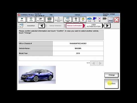 Nissan Consult III+ - Immobilizer/Keys Relearn for Used ECM, New BCM, & Used Steering Lock