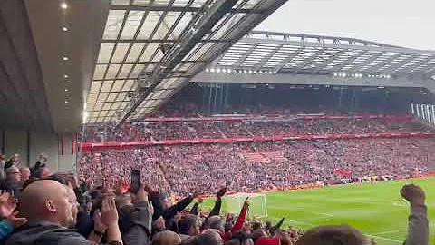 Loud DIOGO JOTA song after winning goal vs Spurs!