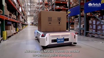 Fetch Robotics Workflow Webisode Episode II  Autonomous Pallet Transport