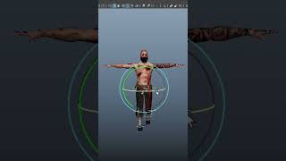 Viking Walk | Process to Final Render ⚔️ #shorts