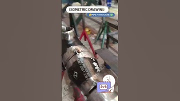 isometric drawing #isometricdrawing #drawingtutorial#pipeline#fabricationwork#mechanicalengineering