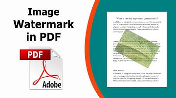 How to add picture watermark in pdf using Adobe Acrobat Pro DC 2022