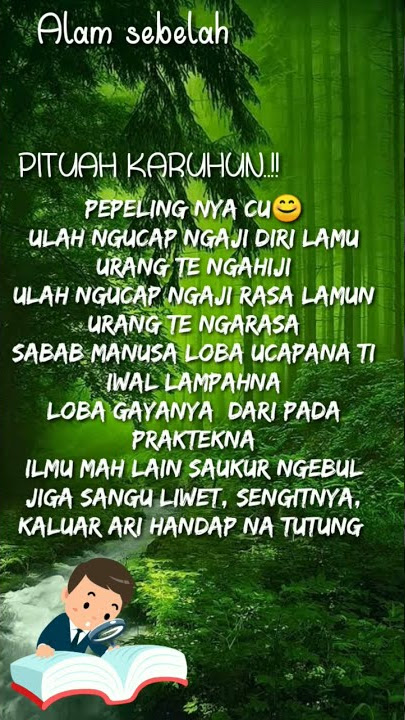 wangsit siliwangi #siloka #orangsunda #padjadjaran #siliwangi #pribahasa