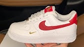 Nike Air Force 1 Bred Black Red Shoes - Youtube