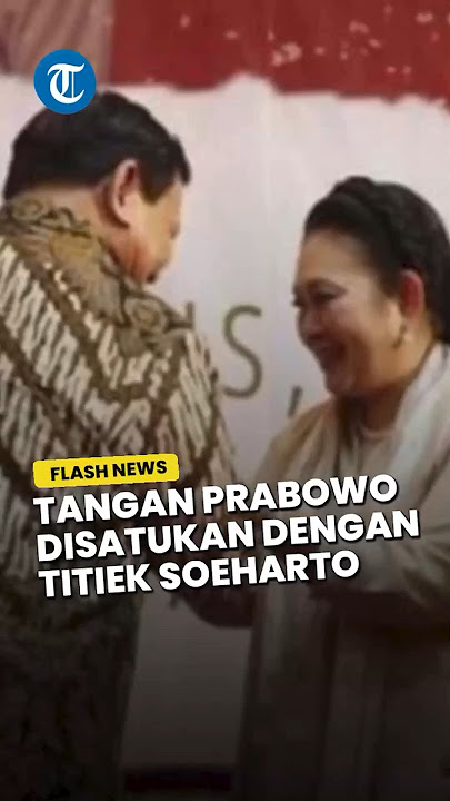 MAKIN MESRA! Prabowo Subianto Nyanyi Lagu, hingga Tangannya dengan Titiek Soeharto Saling Disatukan