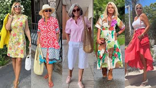 Natural Older Women OVER 50 60 70 |New Trends Fashion For Women |Spring/ Summer|Fall Fashion 2025