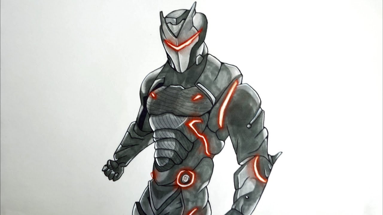 Drawing New OMEGA UPGRADED Season 4 (from Fortnite ...