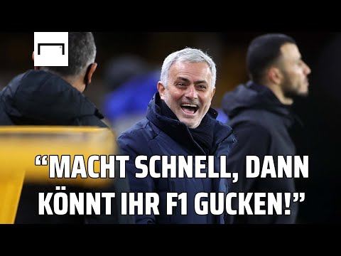 Macht schnell, damit ihr F1 gucken knnt!" Jose Mourinho hat ein Herz fr F1-Fans