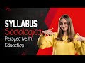 Syllabus : Sociological Perspective in Education B.Ed Semester2