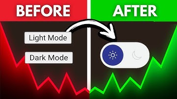 Easy Dark Mode Toggle Button Making Tutorial using HTML, CSS | ASMR Programming |  No taking