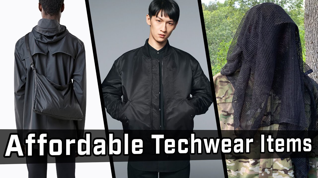 Cheap Techwear Essentials to Upgrade Your Style - YouTube
