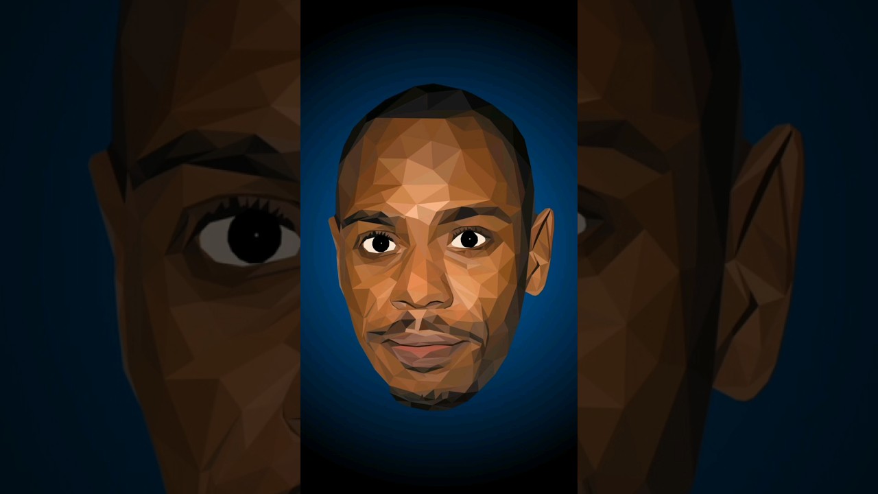Dave Chappelle Low Poly Speed Art!