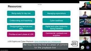 Local Government Reorganisation (LGR) Cyber and Digital Playbook webinar