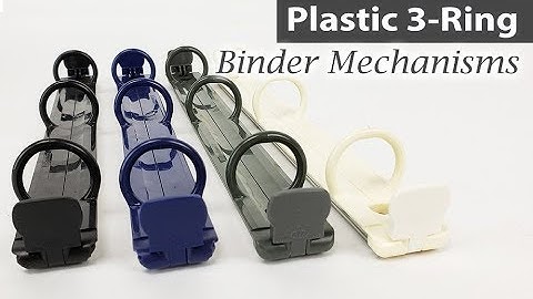 Plastic Ring Binder Mechanism Spines
