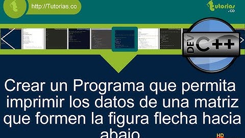arrays – visual c++ (imprimir datos figura flecha hacia abajo)