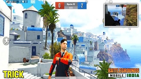 8v8 TDM Outside Trick 🔥🔥 | Santorini TDM Map Trick | Pubg Mobile (BGMI) Tips & Trick - #shorts #pubg