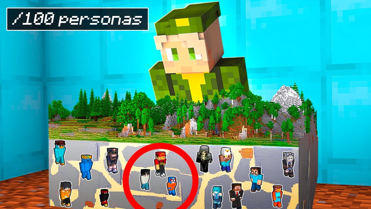100 Jugadores en un Hormiguero de Minecraft