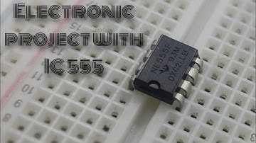 electronic project with IC555 beating heart