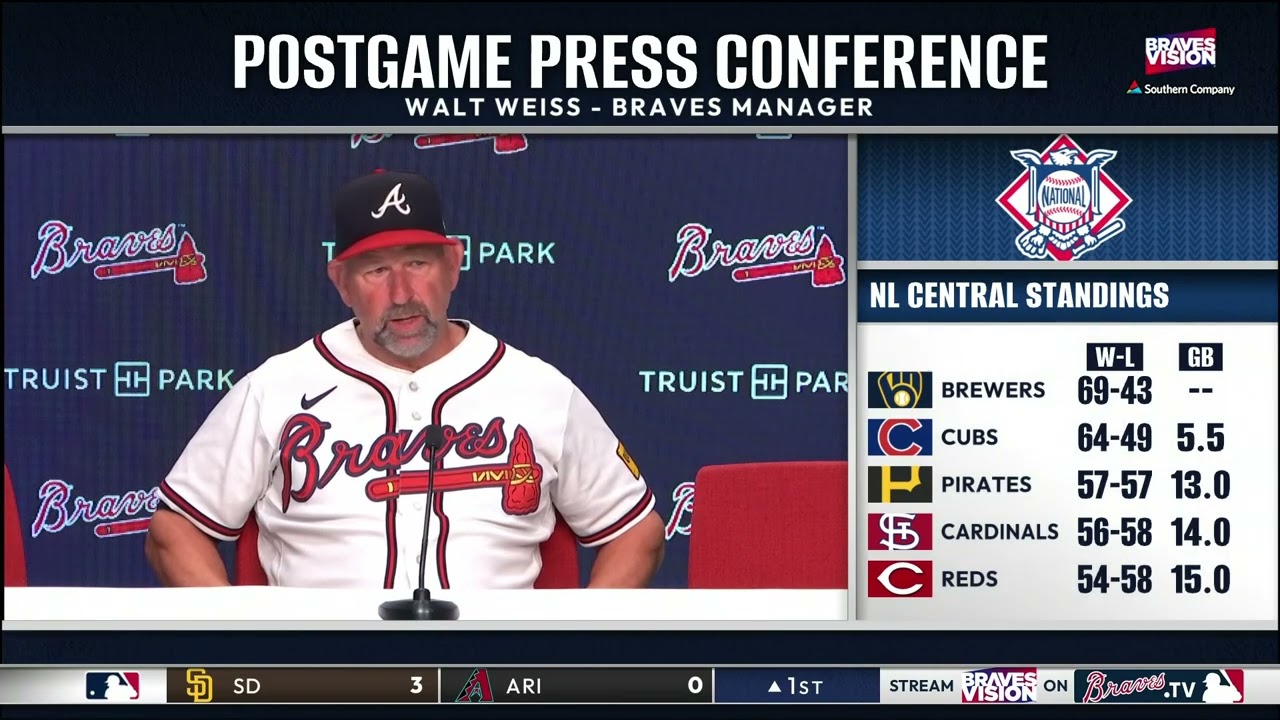 Walt Weiss Postgame Press Conference | Marlins vs. Braves (8/4/26)