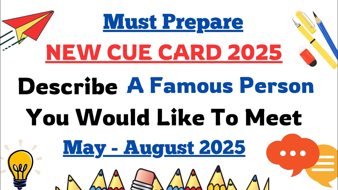 Describe A Famous Person You Would Like To Meet Cue Card | Famous ...