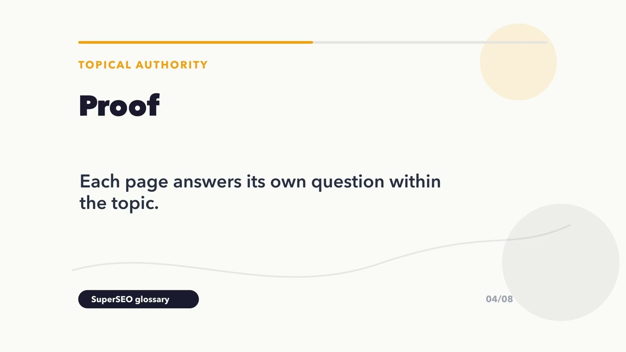 What is topical authority