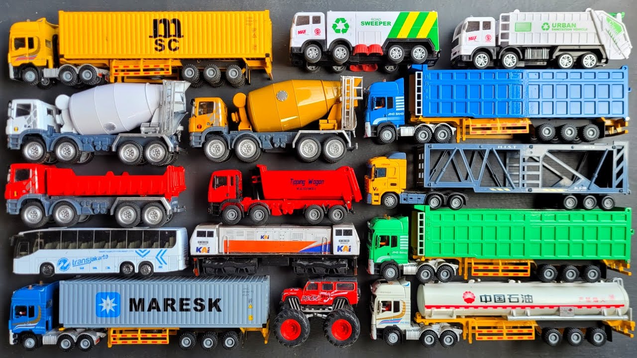 Kereta Api, Mobil Molen, Truk Pasir, Offroad, Truk Sampah, Truk