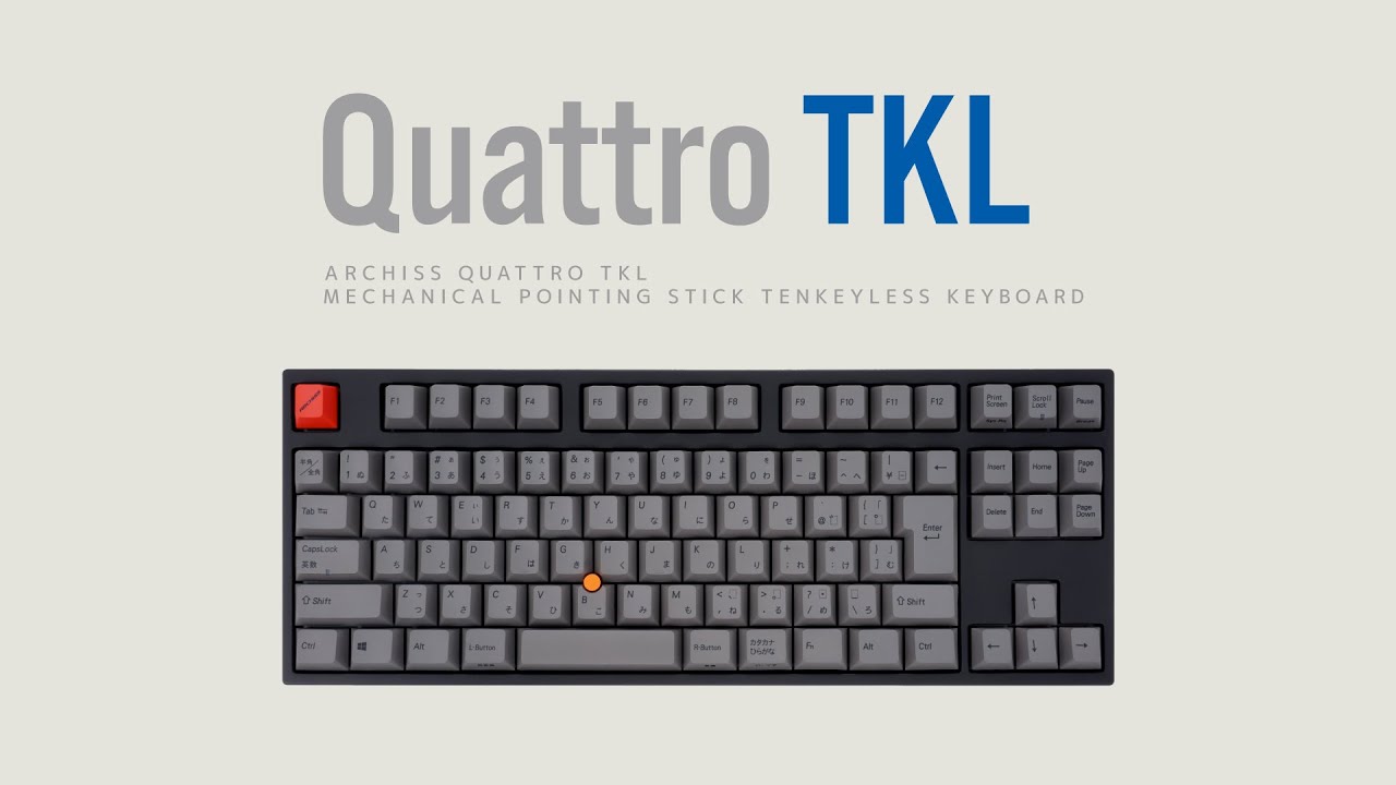 Quattro TKL（英語配列）- ARCHISS - 株式会社アーキサイト