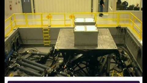 ANCO 6 DOF High Acceleration, High Payload, Seismic Shake Table