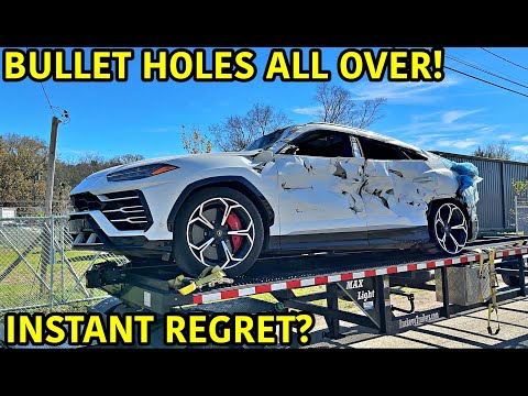 Rebuilding A Wrecked Lamborghini Urus!!!