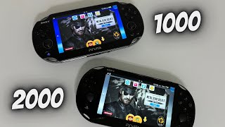 PS Vita 1000 VS PS Vita 2000  Which one is better?