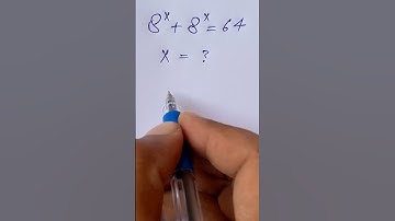 Exponential Equations #maths #maths #mathproblems #mathematics