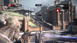Gears of War Judgment: CRAZY Quad Headshot Spree
