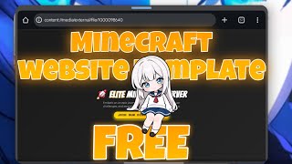 🚀 Free Minecraft Server Website Template
