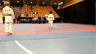 Bushido Open 2012 Segrare Jack Mörtsjö Kata Boys 7 År Wakajishi