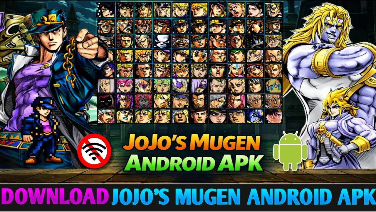 DOWNLOAD‼️ Jojo's Bizarre Adventure MUGEN Android Offline - Best Jojo BVN MUGEN Android🔥👊