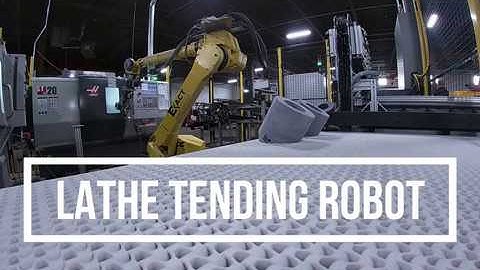 Fanuc 710 Rapid Lathe Tending Robot